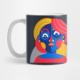 Woman Flat Design Mug